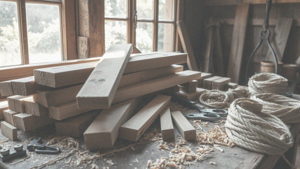 Jakie materiały są potrzebne do wykonania siedziska do huśtawki?