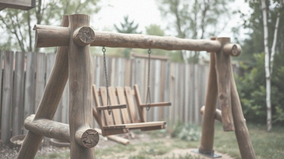 Projekt huśtawki ogrodowej z bali – jak stworzyć idealną konstrukcję